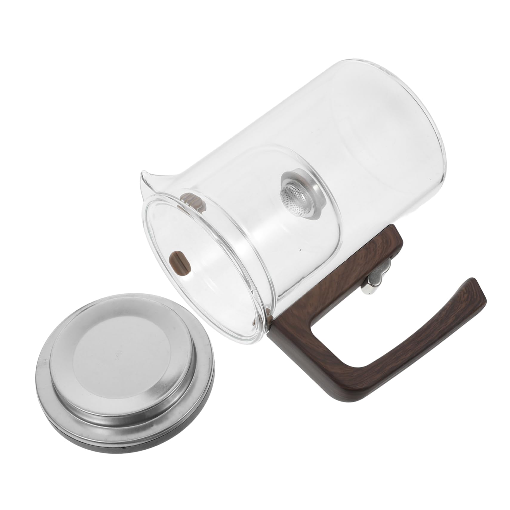 Alipis Tetera de Vidrio con Infusor Extraíble de Hecha Mano para Infusionar Sueltas y Flores Tetera de Vidrio con Infusor para Té Caliente