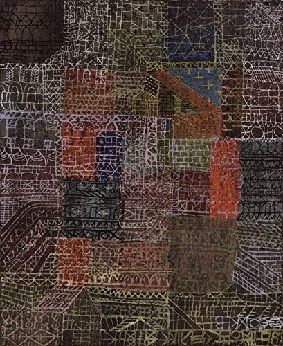 WONDERFULITEMS Bauhaus and Monuments Painting by Paul KLEE ON Canvas REPRO
