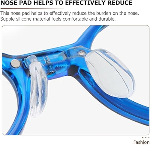 Miniatura 2 de Almohadillas para la nariz para gafas, 4 unidades, en forma de U, almohadillas de nariz atornilladas, correa para gafas, puente de silla,
