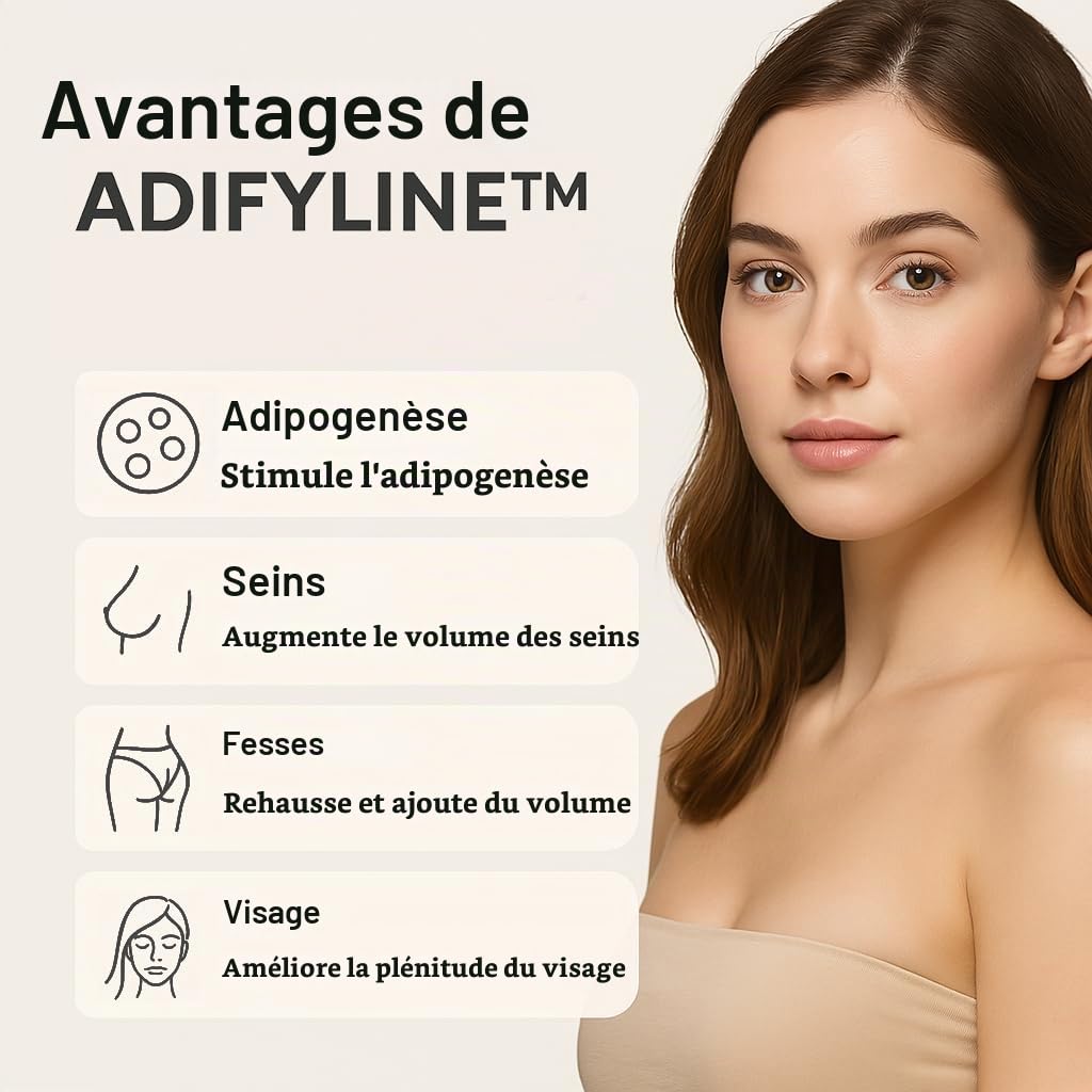 Adifyline Solution 50ml - Raffermissant Corps - Poitrine-Fesses-Visage