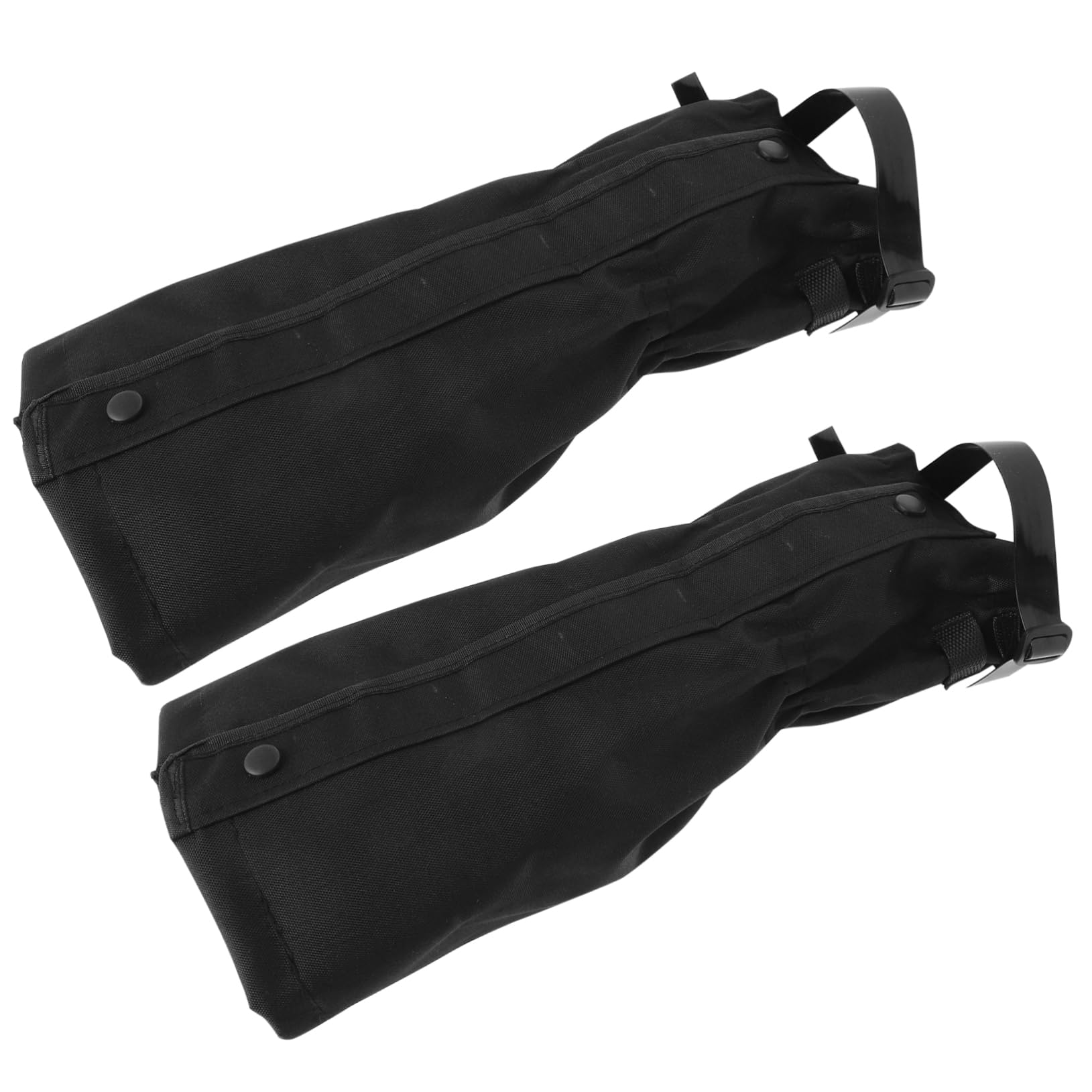 Sanddichtes Bergsteigerschuhwerk Legging Gamasche hohe Gamaschen Outdoor-Wadenärmel Schnee Schuh Gamaschen Kletterbeinschützer Gamaschen für Wanderschuhe Oxford-Stoff Black