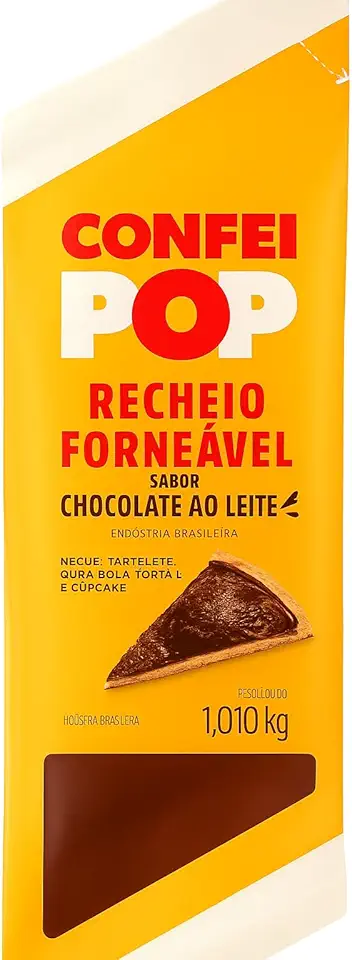 Recheio Forneável Confeiteiro pop Chocolate ao Leite 1,010 kg – Harald