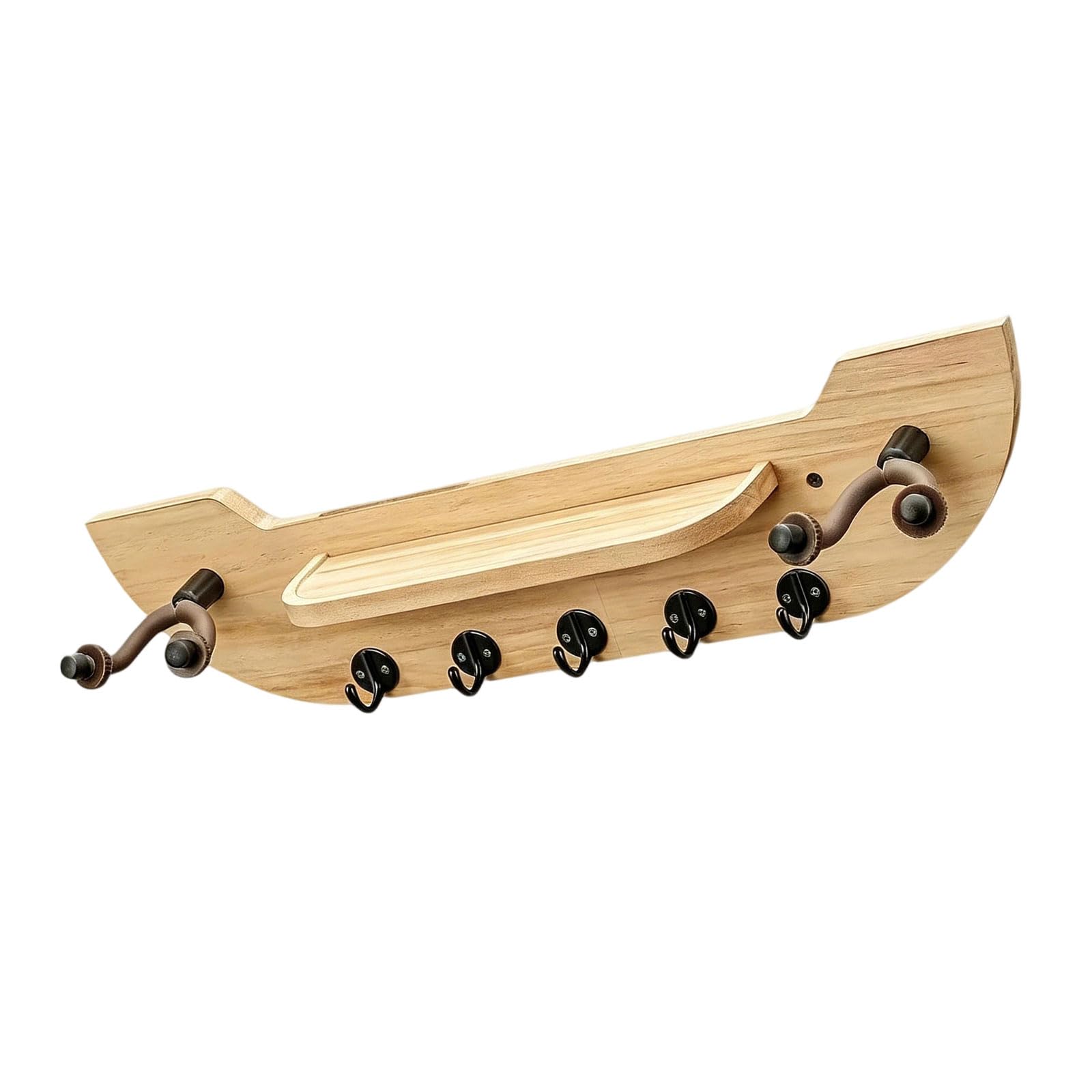 CUNZJIA Wood Rotating Guitar Wall Hanger Safe Use Ukulele Hanging Hook Suitable for Ukulele Violin with Adjustable Angles