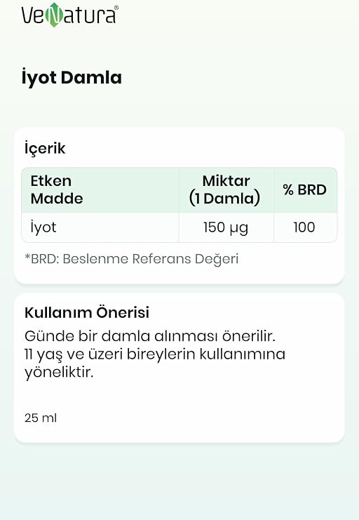 Venatura İyot Damla 25 ml