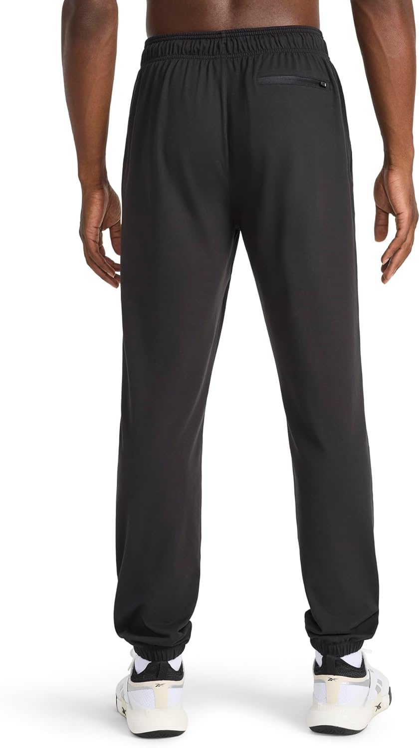Reebok Mens Slam Dunk Cinch Pant, Standard Fit, 31” Inseam, Lightweight Stretch Poly Jersey Fabric - Image 2