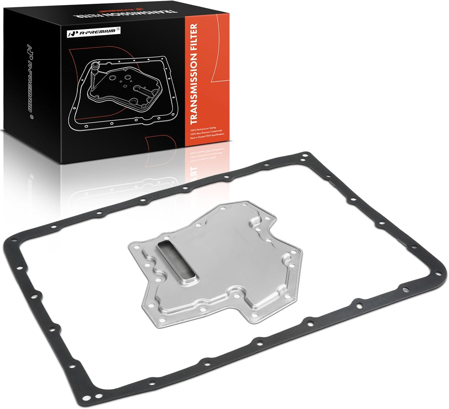 A-Premium Automatic Transmission Fluid Filter with Pan Gasket, Compatible with Infiniti Q50 2014-2021, QX50 2014-2017, Q60 2014-2021, G37 2013, M35, M37, M56, QX70, Q70, FX35, FX37, Q40, EX35