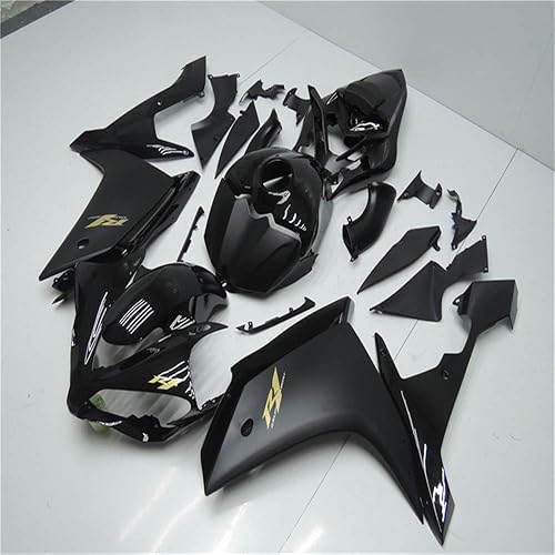 Miniatura 2 de NT FAIRING Carenado completo de inyección negro mate brillante apto para Yamaha 2007 2008 YZF R1 R1000 YZF-R1 nuevo kit pintado ABS plástico