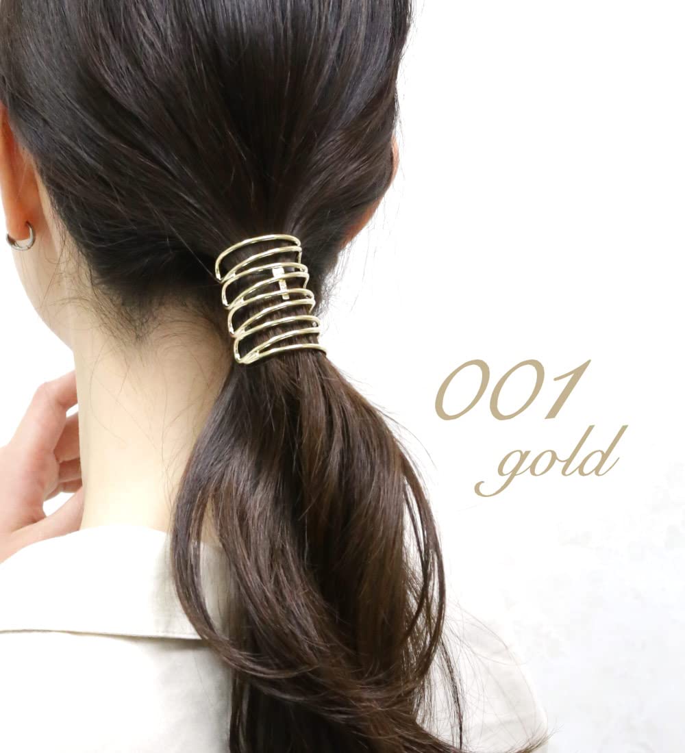 Amazon | ヘアカフス あみあみ メタル 引っかけるだけ ポニーフック