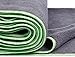 Amazon Basics Hot Yoga Mat Towel - 72 x 24 Inches, Grey and Green