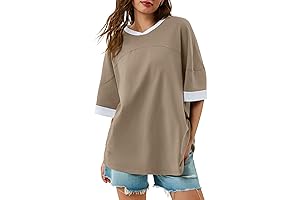 Womens Oversized T Shirts Prevent Piling and Pulls with Fewer Bullets in the Washing Machine