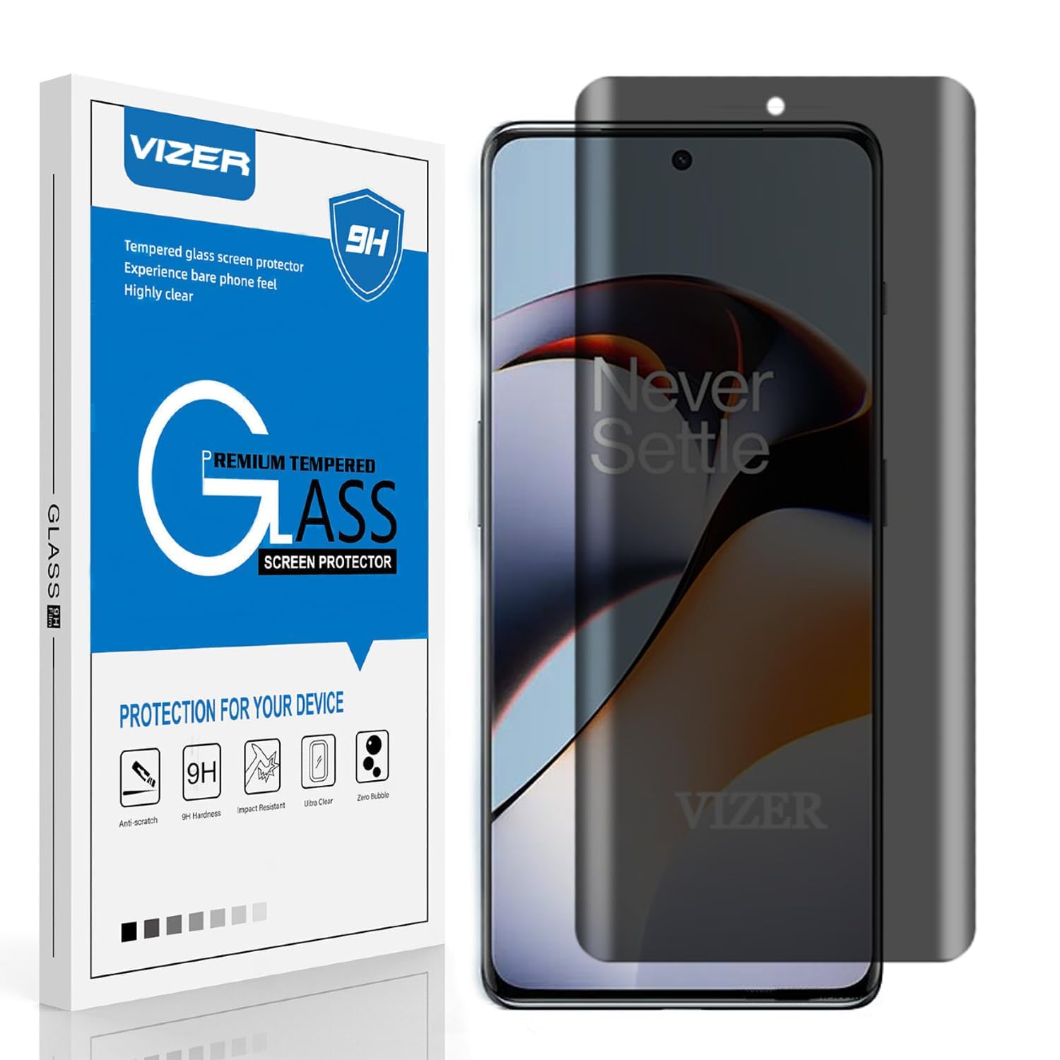 GiiYoon Vizer For Oneplus 11R 5G Privacy Screen Protector, Anti-Spy, 9H Hardness 3D Curved Full Coverage, Support Fingerprint Unlock UV Tempered Glass For - Oneplus 11R (B0DBM2F5RH) Amazon Price History, Amazon Price Tracker