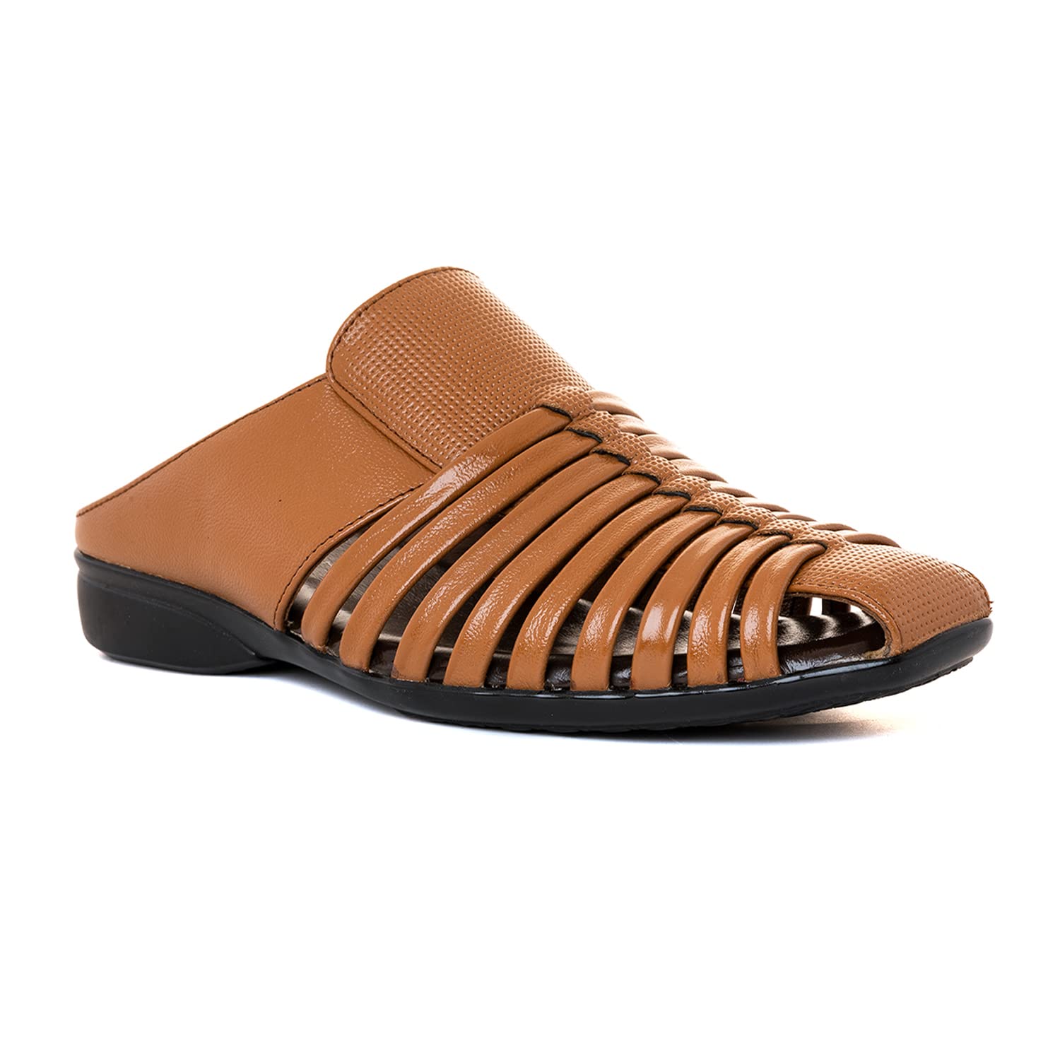 Khadims Lazard Brown Leather Mule Fisherman Sandal for Men (5180403) (B0CCDZ7HQC) Amazon Price History, Amazon Price Tracker