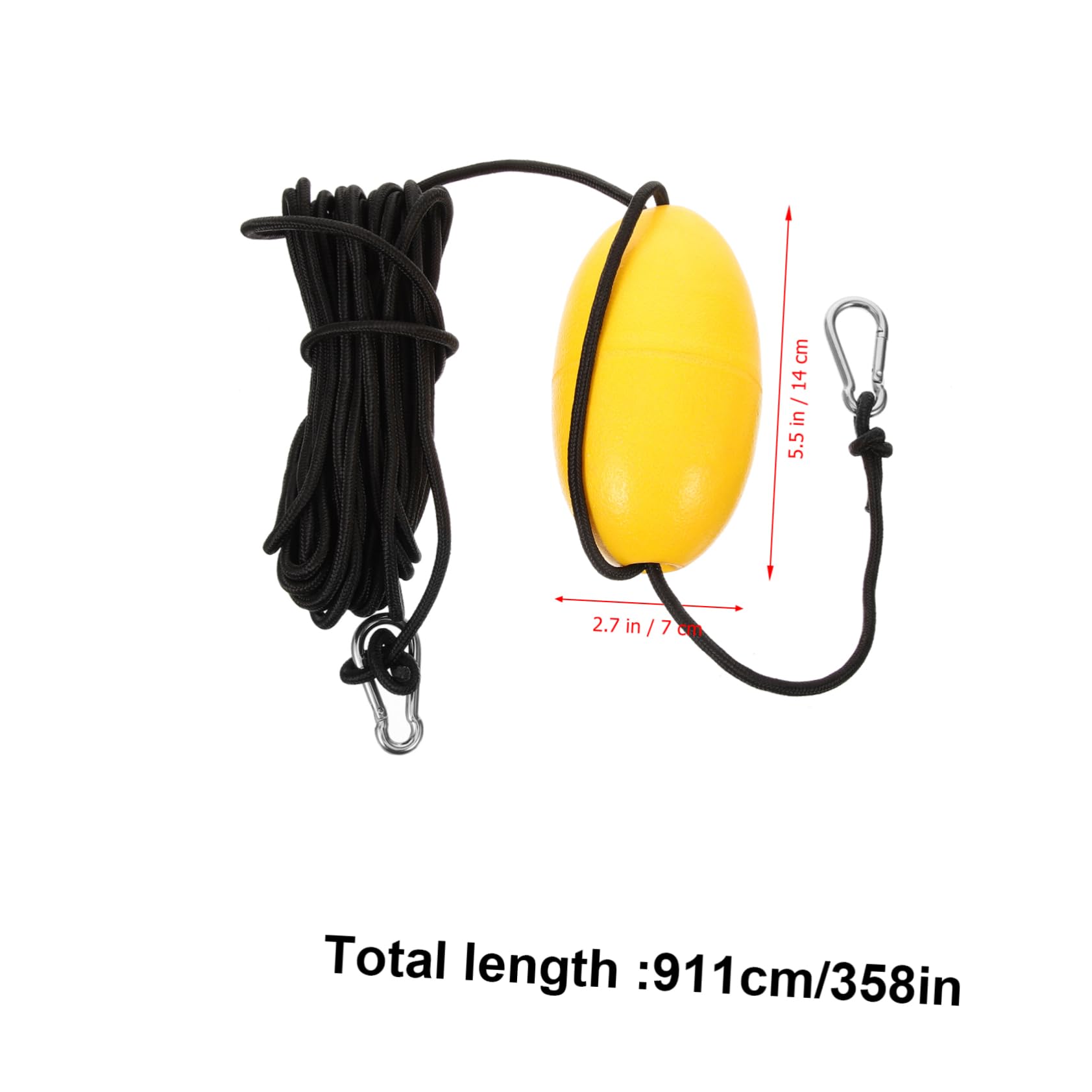 LIOOBO Multi-Purpose Floating Ball Yacht Anchor Rope Float Fishing Buoy for Boat Kayak