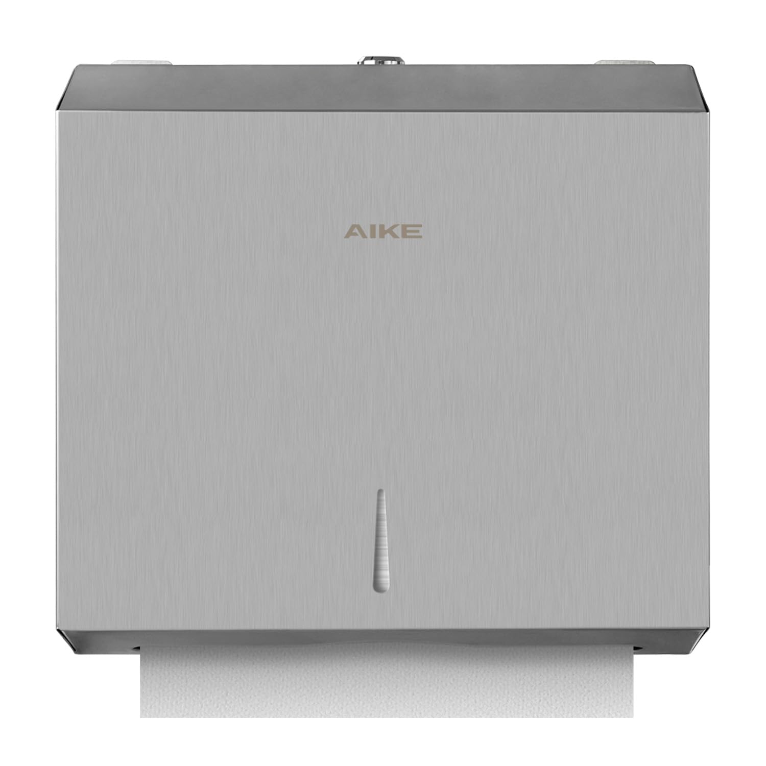 AIKE Stainless Steel Paper Towel Dispenser 250 Sheets Wall Mount, for H2 & Z-Fold 27 X 10 CM Multifold Towels Hand Towel Dispenser