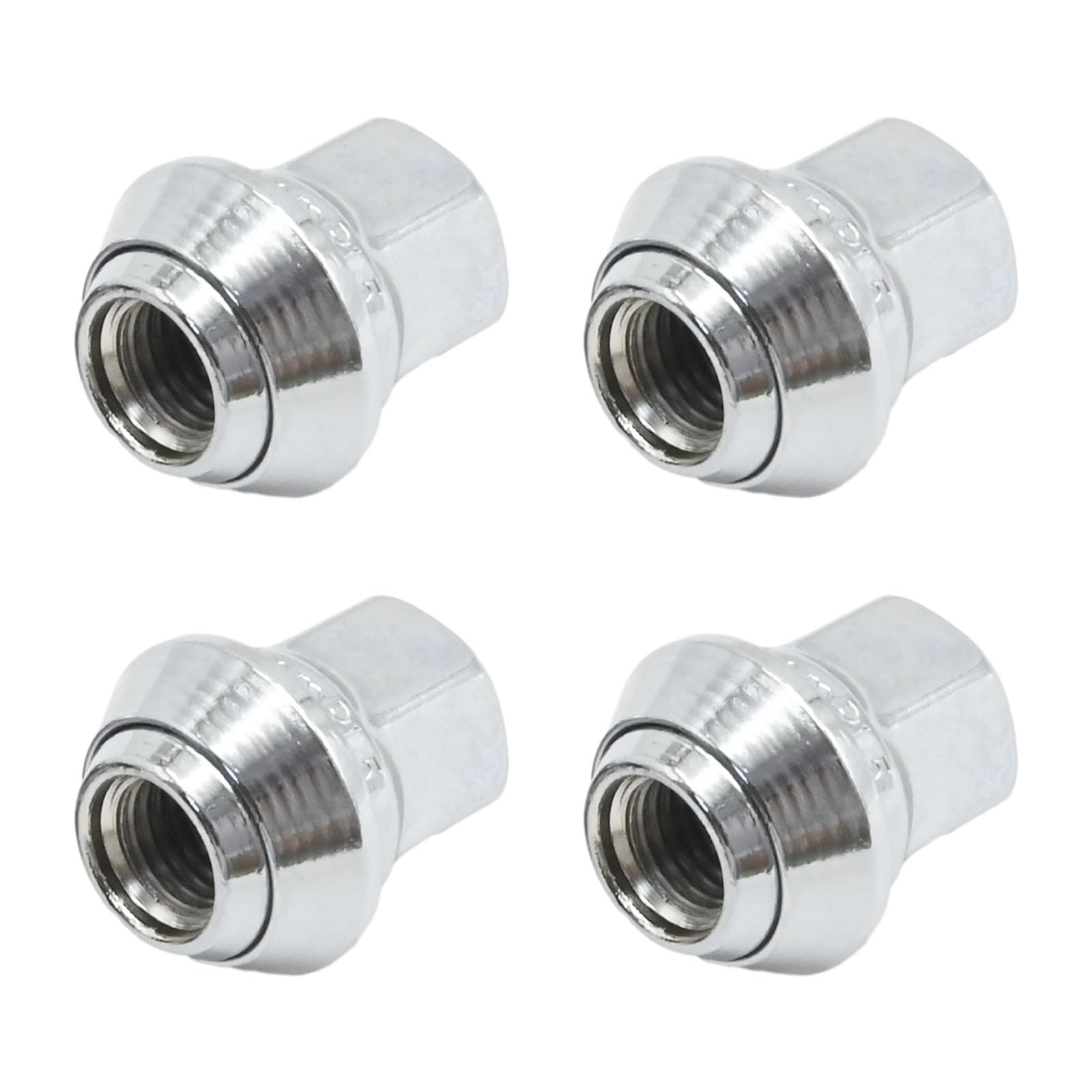 Set di 4 dadi per cerchi in lega, dadi di ricambio per Ford Fiesta Focus C-Max Fusion Mondeo Transit Connect Kuga KA Escort di ricambio per Volvo S40 V50 V40 C30 C70