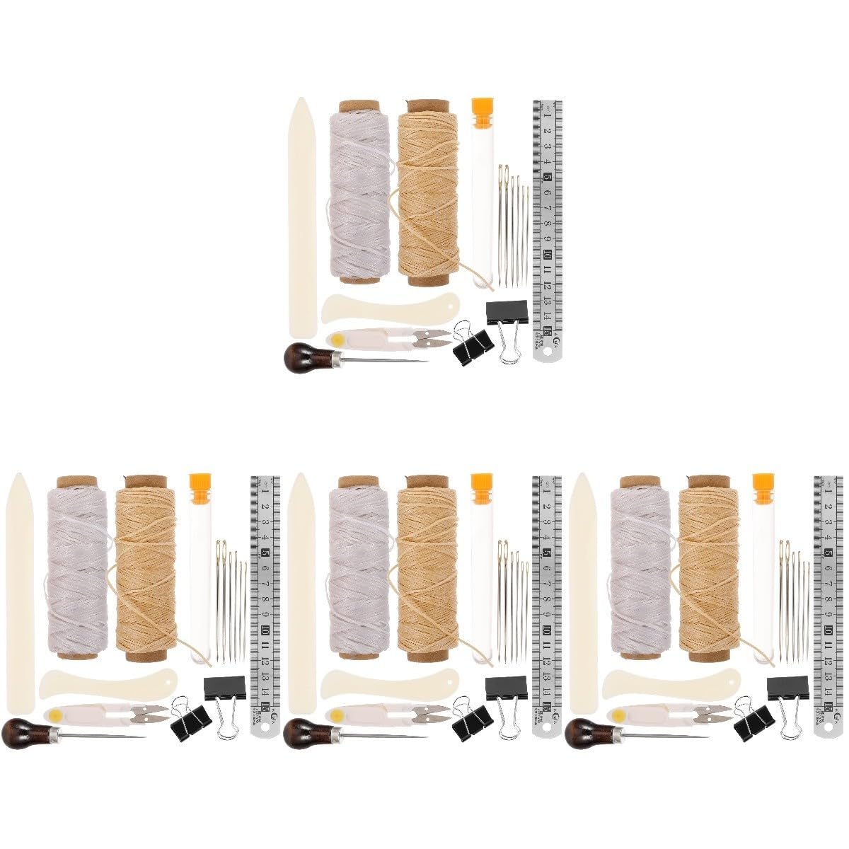 DOITOOL 5 Ensembles Kit de Couture Cuir Diy de Outils pour Réparation Artisanat Cuir pour Bricolage