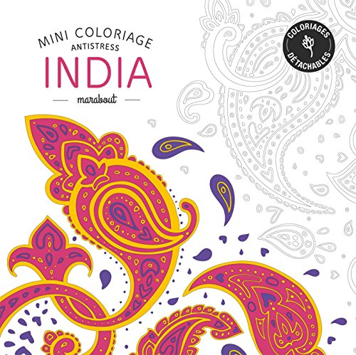 Télécharger Mini coloriage antistress «India» Livre eBook France