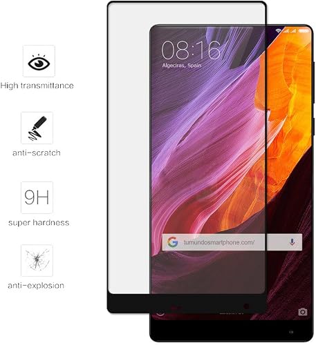 PROTETTORE PER DISPLAY VETRO TEMPERATO frontale completo NERO per XIAOMI MIX vetro PROTETTORE PER DISPLAY VETRO TEMPERATO frontale completo NERO per XIAOMI MIX vetro