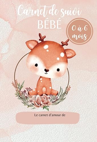 Carnet de suivi bébé fille | Cahier à remplir de 0 à 6 mois | Journal quotidien pour bébé:: Carnet de suivi maternel : allaitement, repas, couches, dodo, soins, rendez vous…