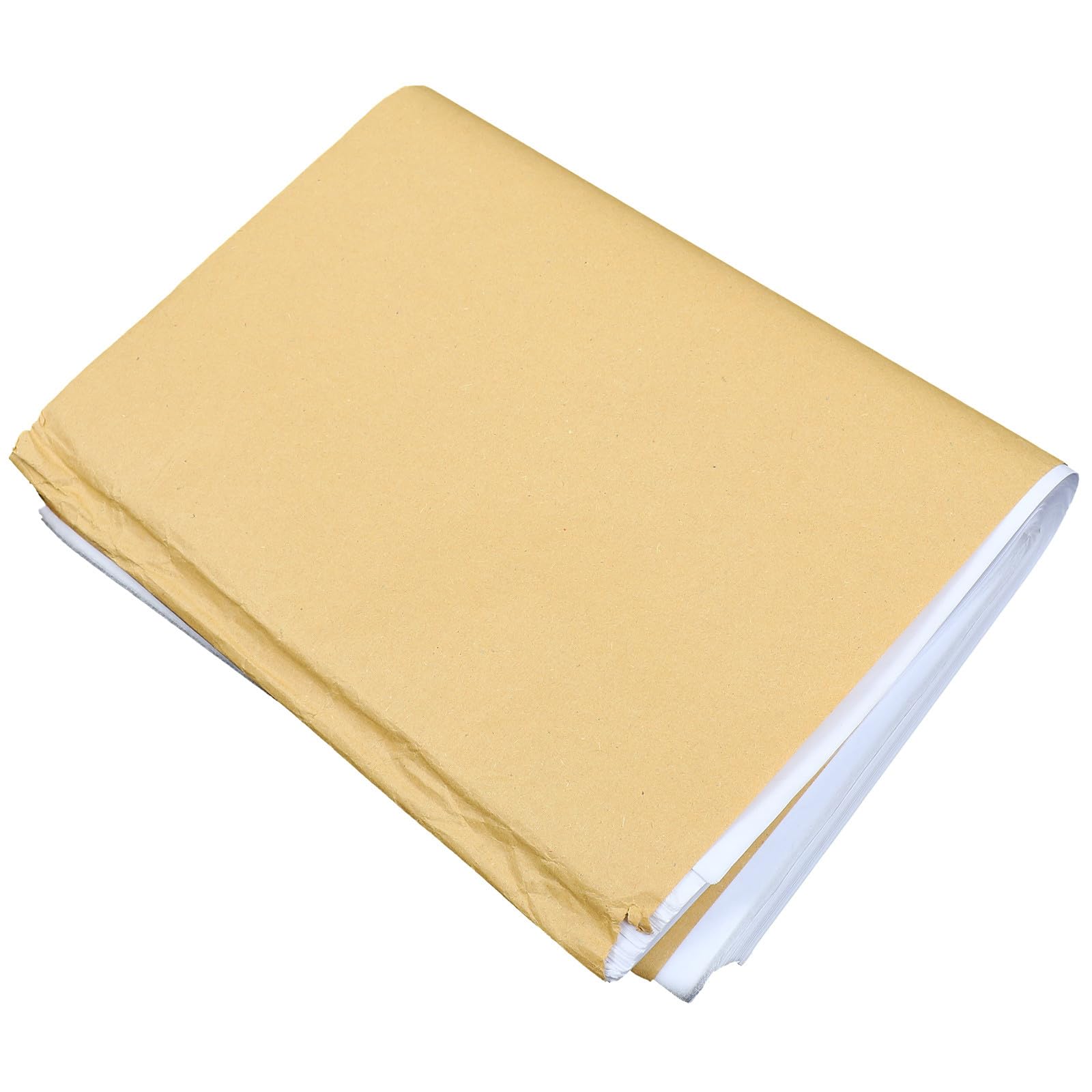 500 Pezzi Carta Velina Bianca 38x26 Cm per Incartare Regali e Decorazioni, Carta da Imballaggio Semi-trasparente per Confezionare Abiti, Fiori e Lavori Artistici