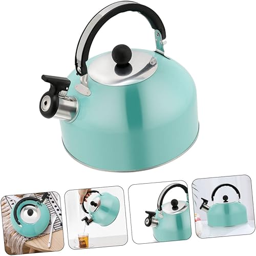 Miniatura 7 de Chirping Hervidor de agua Estufa pequeña Hervidor de agua Estufa Silbante Tetera eléctrica Tetera de hojas sueltas Hervidor de té Hervidor de gas