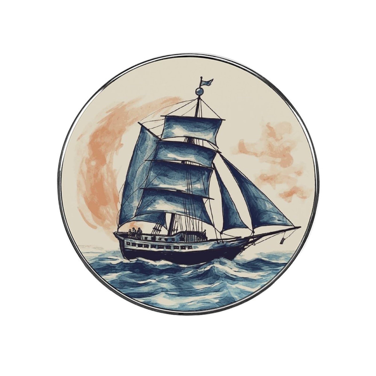 Nautical Sailboat Fridge Magnets Colorful Refrigerator Magnet with Cute Decorative Designs Strong Fridge Magnetic Stickers for Kitchen Office Locker Decoration