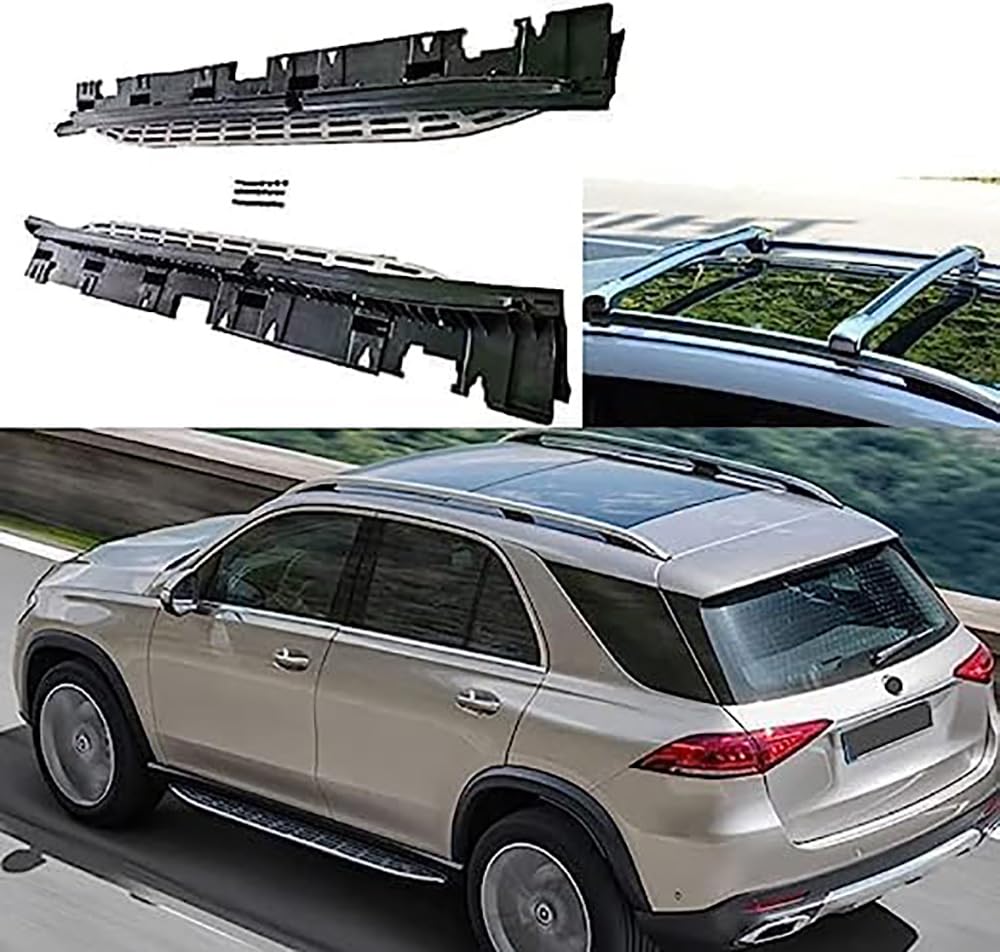 Faldones laterales de coche para Benz GLE W167 2019 2020, estribos de carrocería premium