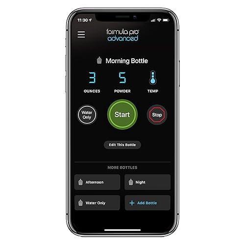 Miniatura 8 de Baby Brezza Formula Pro Advanced WiFi - Máquina dispensadora de fórmula mezcla automáticamente un biberón de fórmula caliente al instante prepara