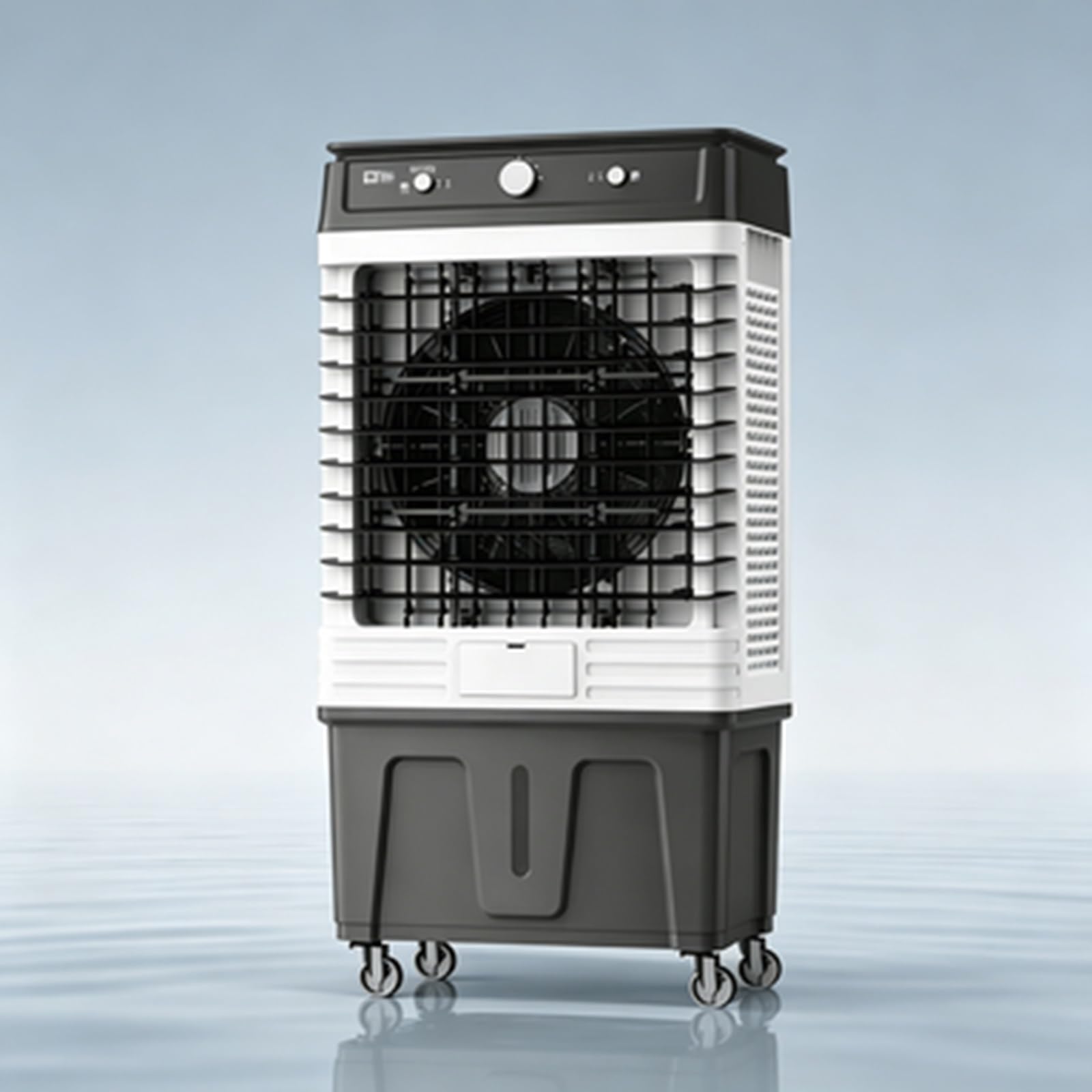 Portable Evaporative Air Cooler, Mobile Water Cooling Swamp Cooler