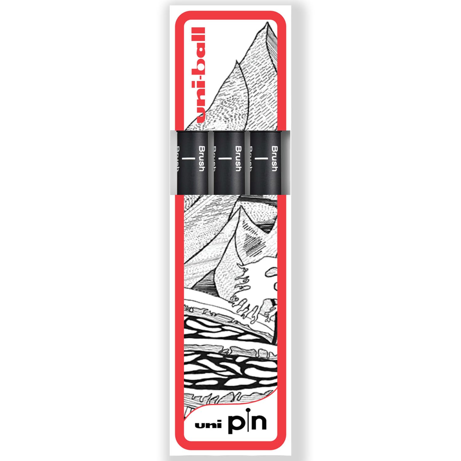 uni-ball PIN Fineliners, Black - Image 2