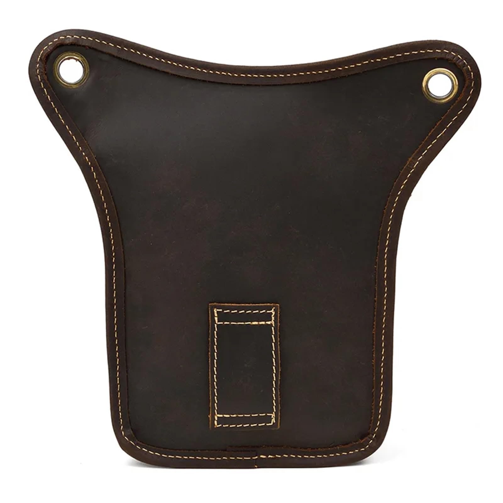 Bolsa de Pierna Bolsa de Pierna Motocicleta Cuero for Hombres Piel Vaca Macho Bolso Hombro pequeño Bolsas for la Cintura multifunción(Color1)