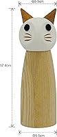 Vista 5 de Peterson Housewares Molinillo de sal o pimienta para gatos - Molinillo de especias de madera