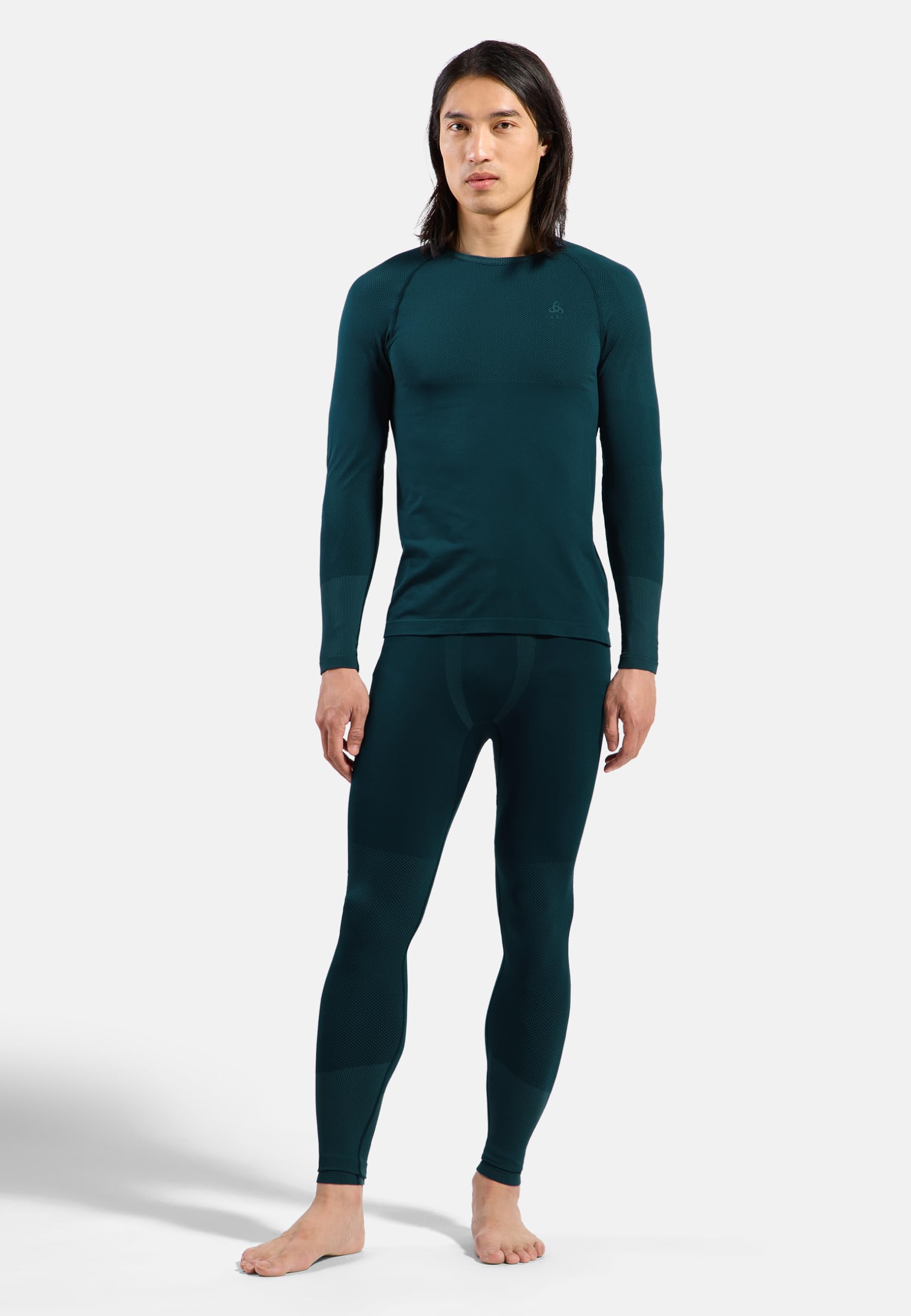 Odlo Fundamentals Performance Warm Set Long Set di Abbigliamento Termico Uomo