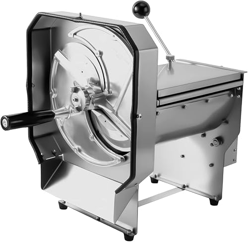 Miniatura 4 de Cortadora de verduras comercial Máquina cortadora eléctrica de frutas 0-0.4 pulgadas Espesor de rebanada ajustable de acero inoxidable Manual y