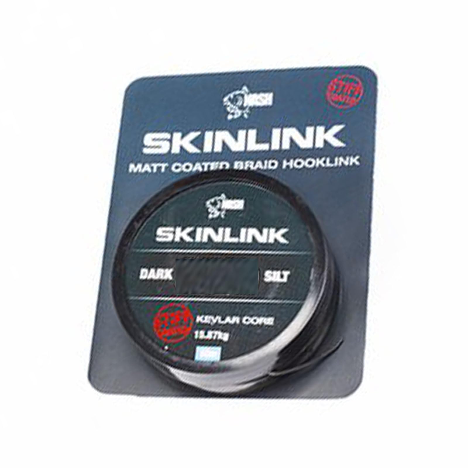 Nash Skinlink Semi Stiff Matt Coated Braid Hooklink 20lb: Gravel