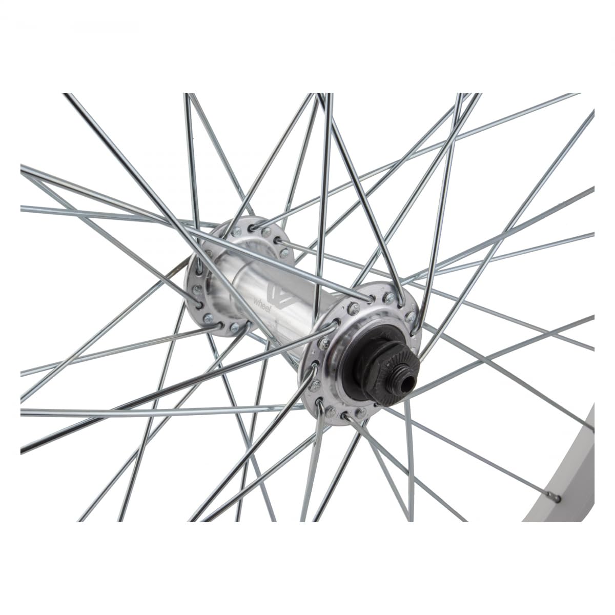 WheelMaster Front Bicycle Wheel 24 x 1.75 36H, Alloy, Quick Release, Silver