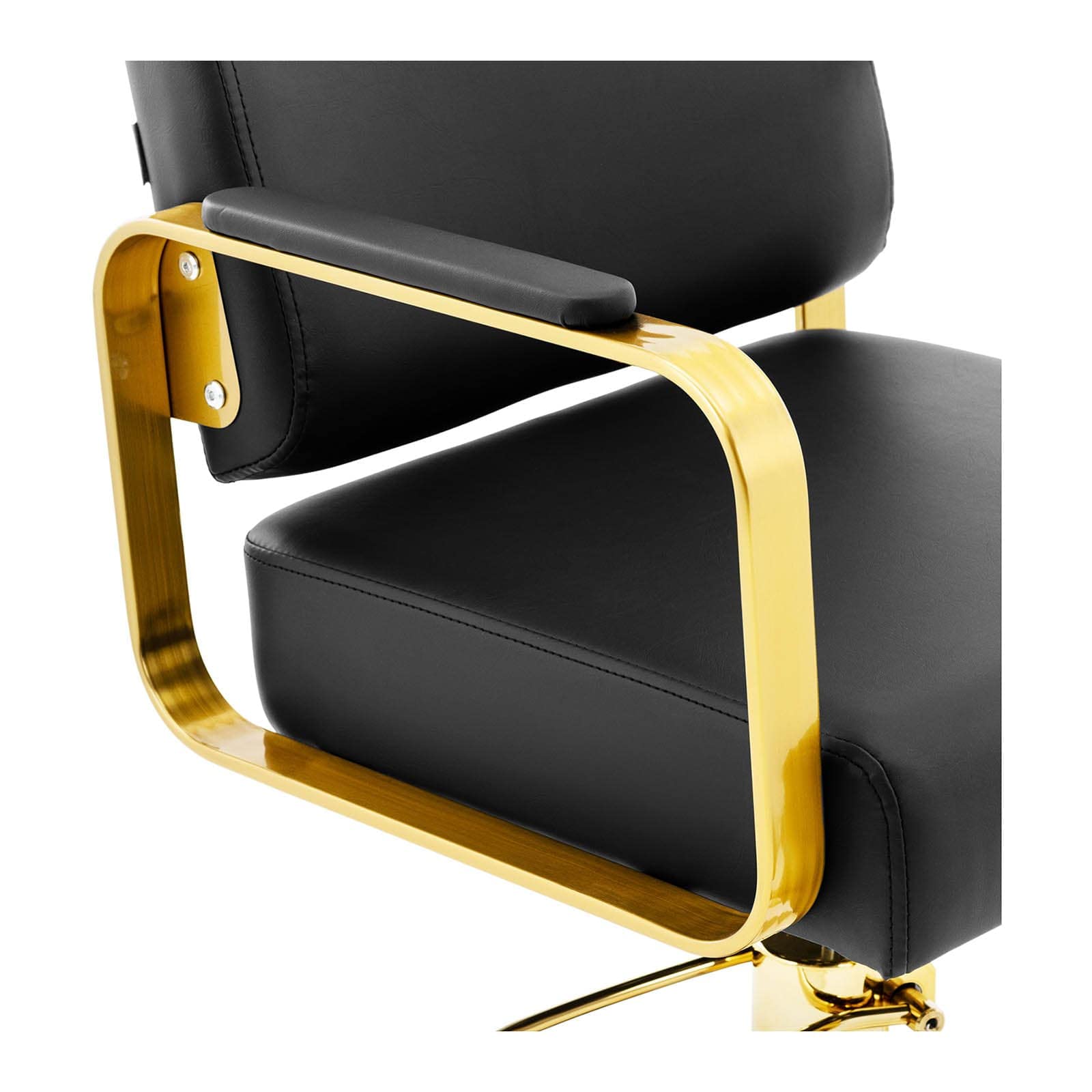 Physa Physa Otley Black Friseurstuhl mit Fußstütze Otley Black Barberstuhl Friseursessel Friseurstuhl höhenverstellbar