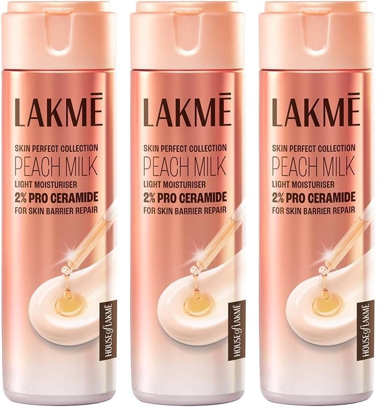 LAKMÉ Peach Milk Moisturizer Body Lotion 60 Ml (Pack of 3)-image-33