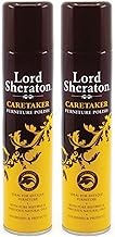 Lord Sheraton Caretaker Furniture Polish Aerosol Nourishes & Protects 300ml x2