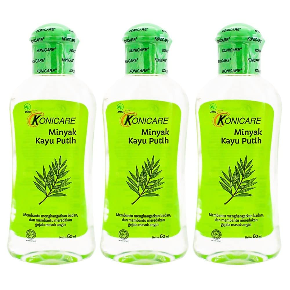 Konicare Minyak Kayu Putih Cajuput Oil, 60 ml (Pack of 3)