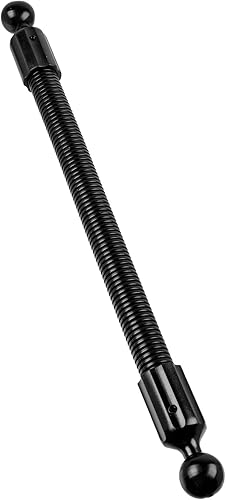 Miniatura 5 de Tackform Extensión doble de bola de 1" con eje de metal. Revestimiento de goma sobre bolas. Compatible con RAM y sistemas de bolas de 1" de Arkon,