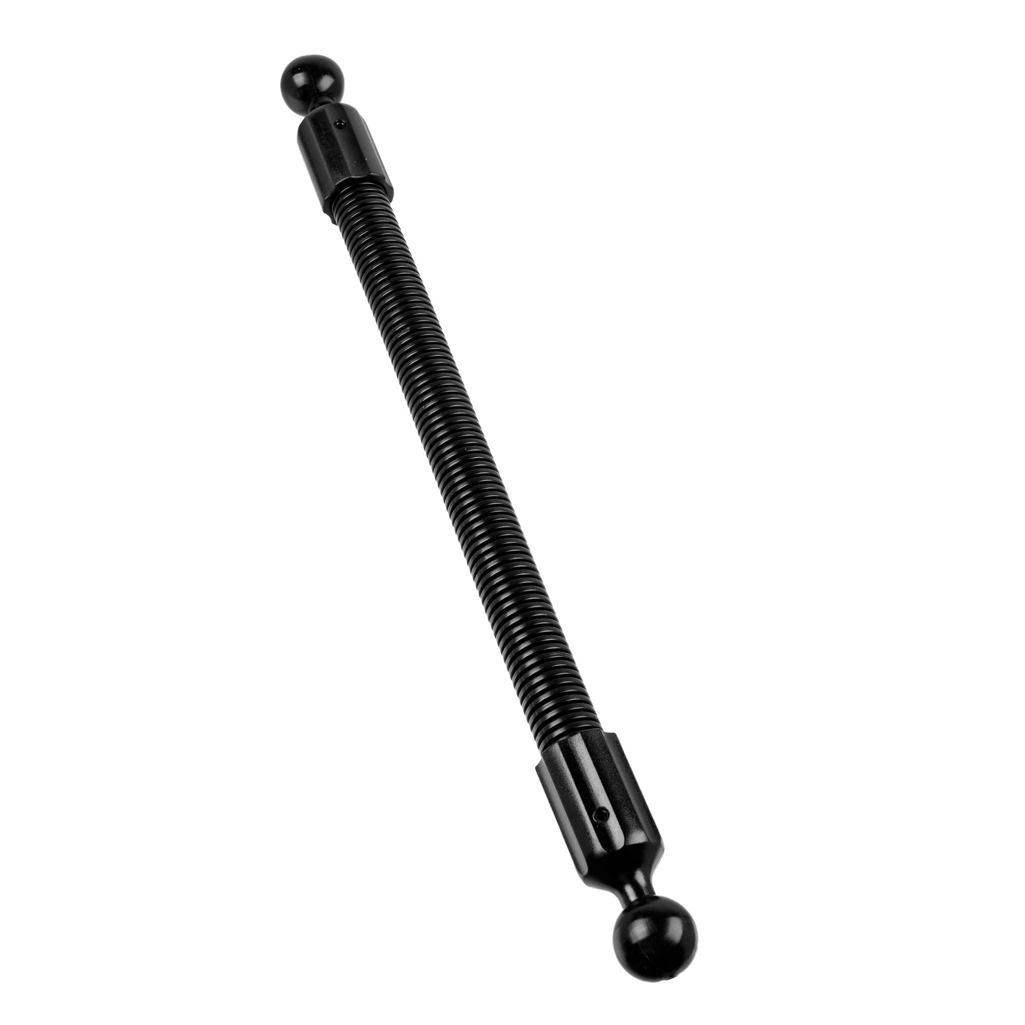 15.5" Extension Arm with Aluminum Rod Core. Not for Constant Adjustment. Dual 1" Rubberized Balls. Compatible with RAM and 1" Ball Systems from Arkon, iBolt and More. Tackform Enterprise Series.