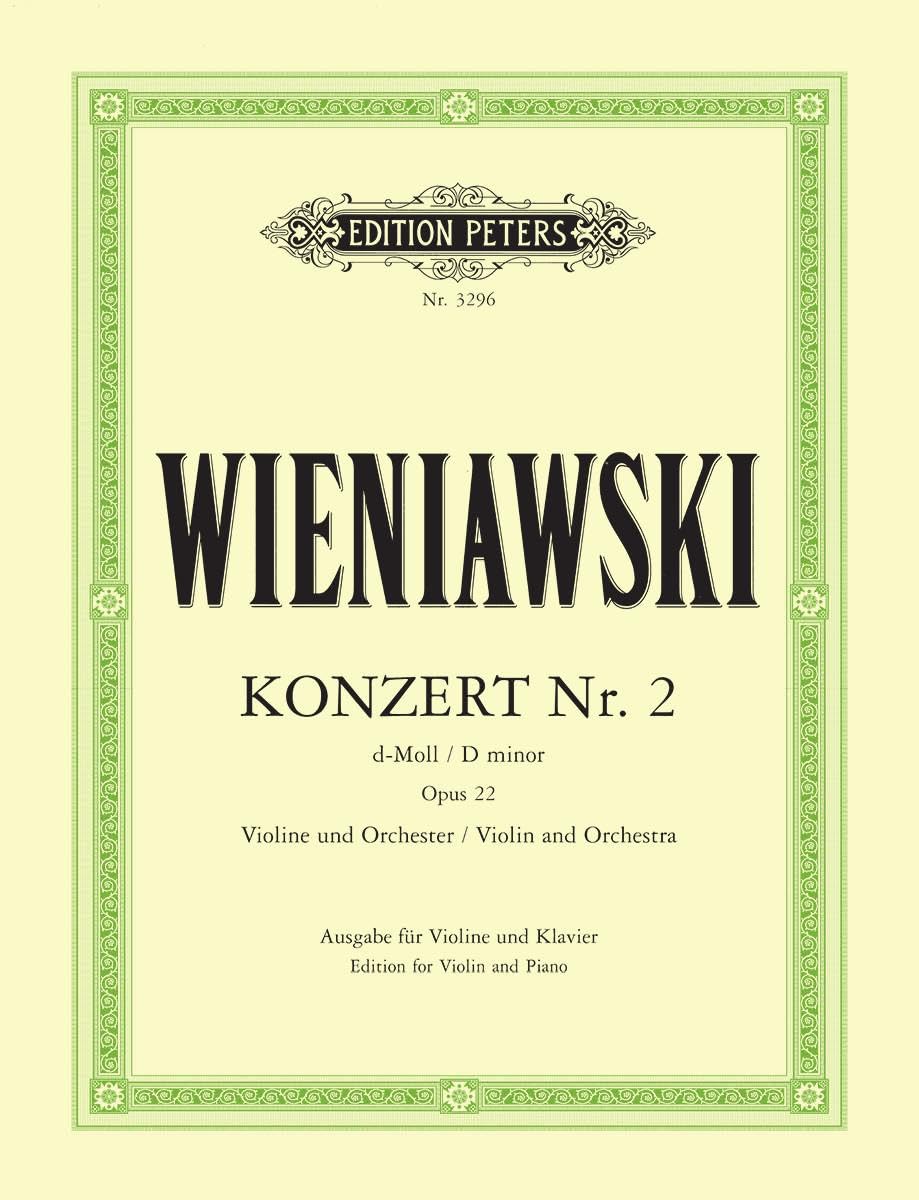 Violin Concerto No. 2 in D minor Op. 22 (Edition for Violin and Piano) (Edition Peters)