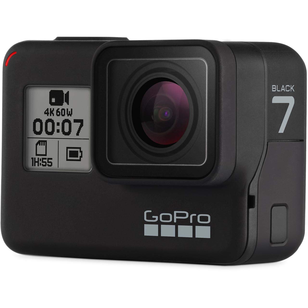 GoPro HERO7 Black — Waterproof Digital Action Camera with Touch Screen 4K HD Video 12MP Photos Live Streaming Stabilisation