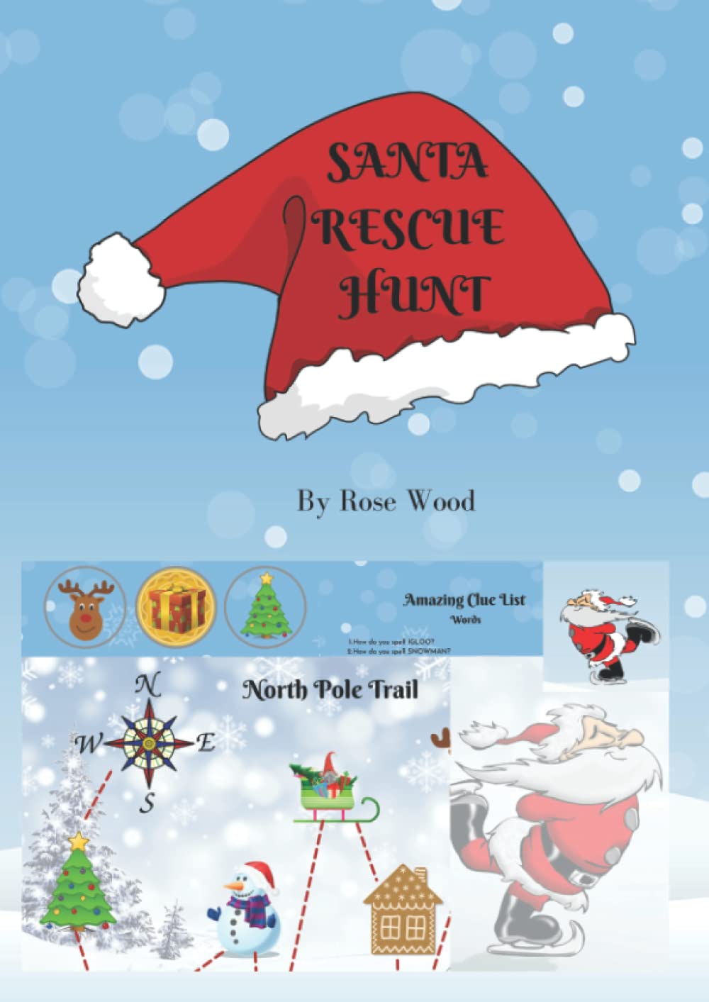 Santa Rescue Hunt: Christmas Treasure Hunt, Christmas Scavenger Hunt