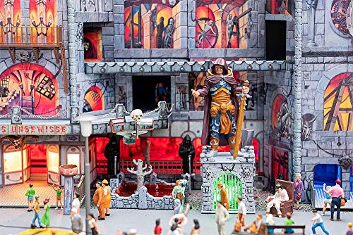 FALLER Kleinstation Zindelstein Modellbausatz mit 86 Einzelteilen 202 x 102 x 75 mm I Modelleisenbahn Zubehör H0 Gebäude I Modelleisenbahn H0 Bahnhof