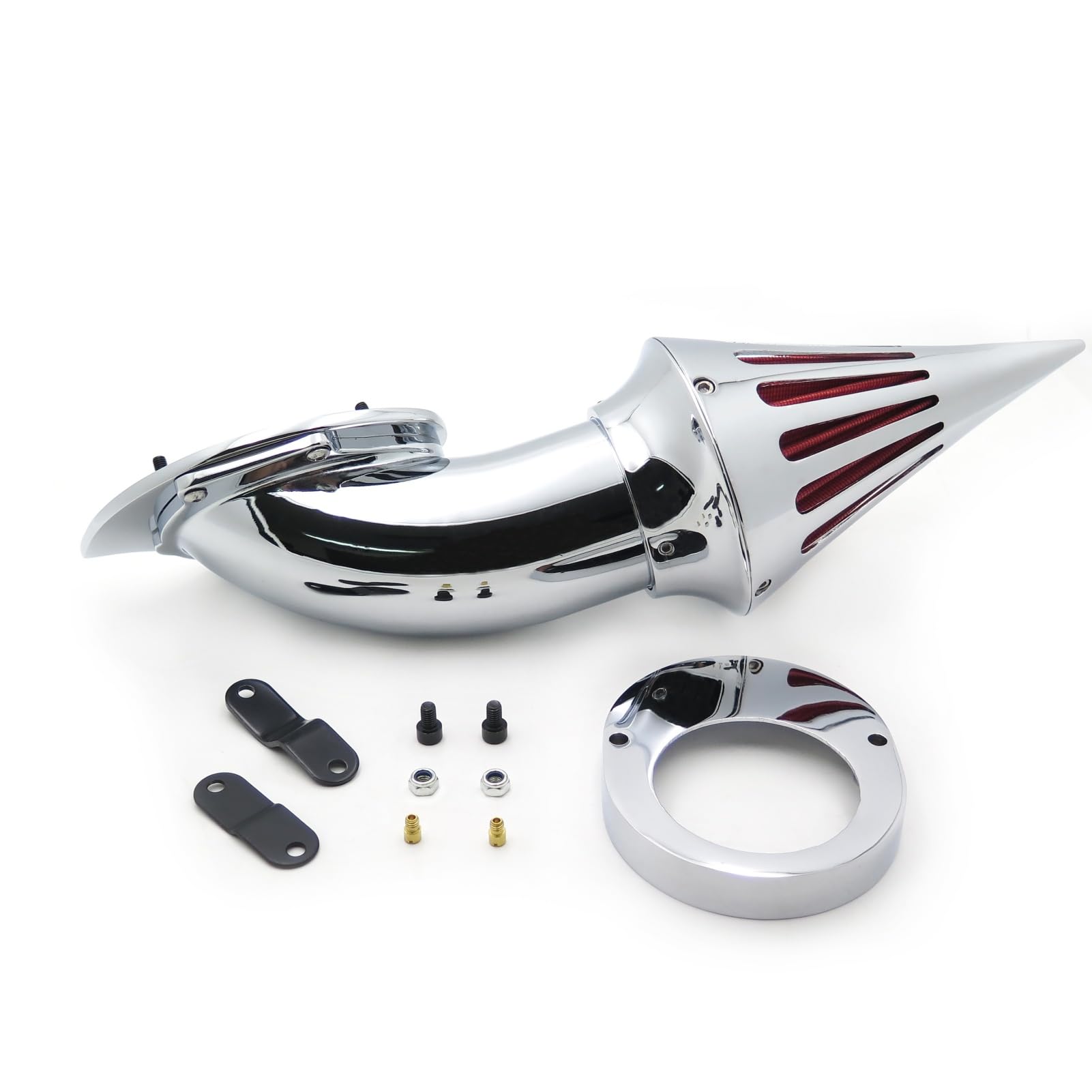 Zestawy filtrów powietrza filtr wlotowy kompatybilny z Yamaha Vstar V-Star 650 wszystkie roczniki 1986-2012 CHROM