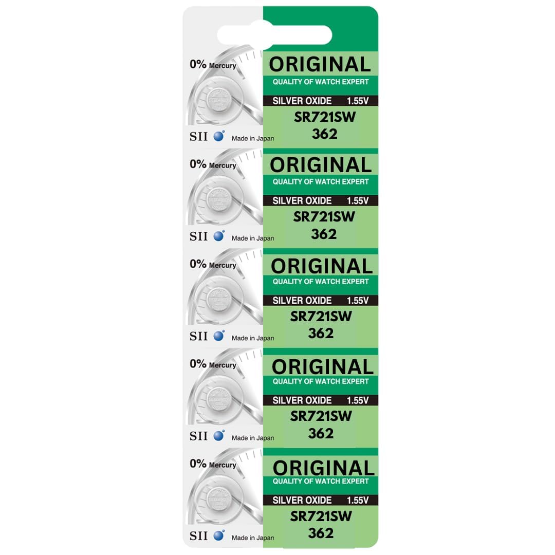 COPY LINE SR721SW 362 | Silver Oxide 1.55V Battery Original | Quality Watch Expert | Made in Japan |-Pack of 2-image-10
