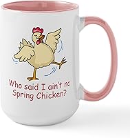 Vista 13 de CafePress Chicken Whisperer - Taza grande de cerámica (15.0 fl oz)