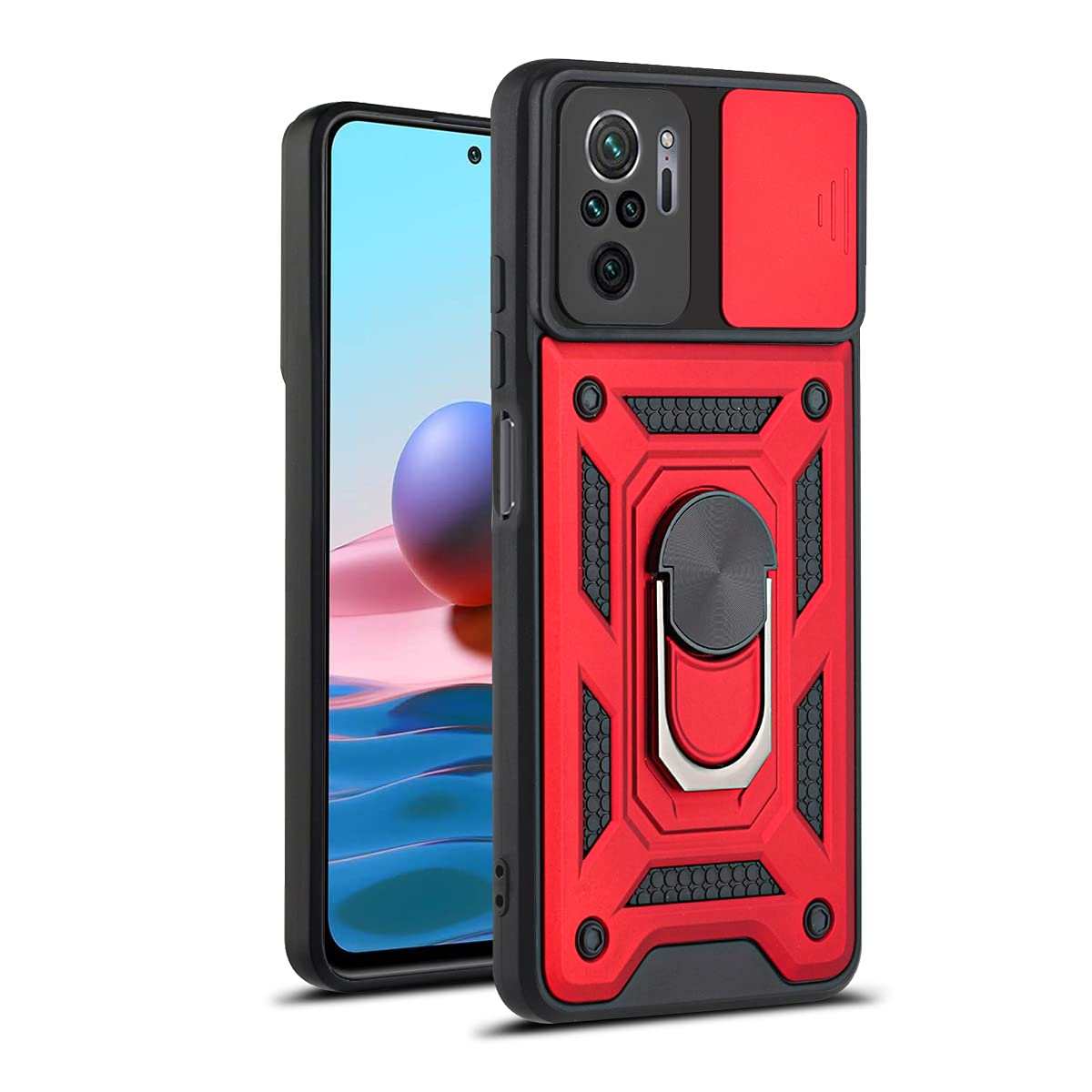 HAOYE Coque Pour Xiaomi Redmi Note 13 5G Avec Rotatif